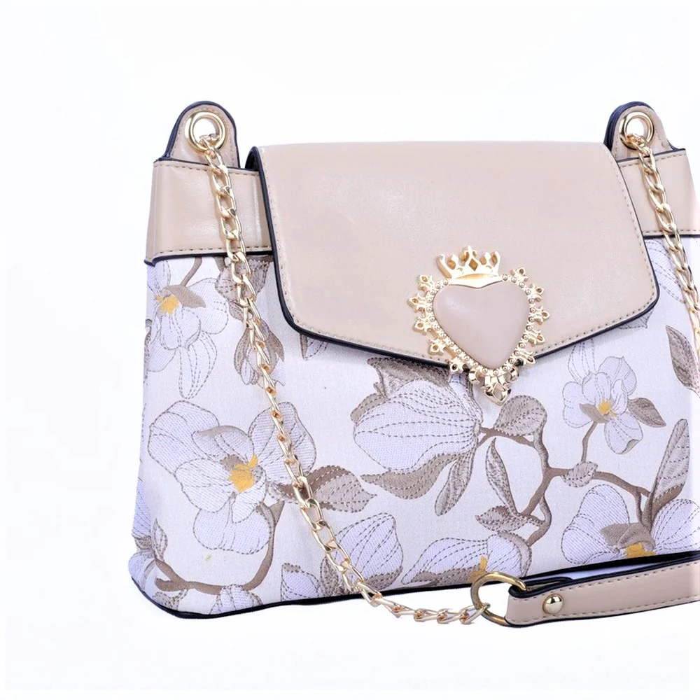 Skin Heart Decor Flap Over Mini Crossbody Bag 8816-3 - Image 3