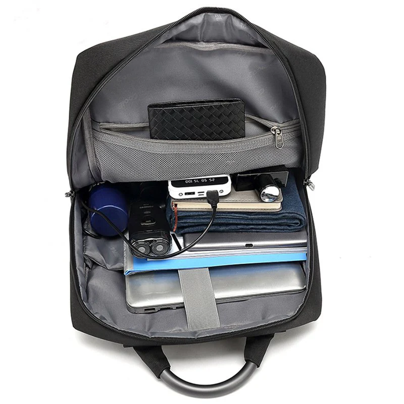 Sleek Black Business Laptop Backpack – Minimalist & Modern Design - Image 5