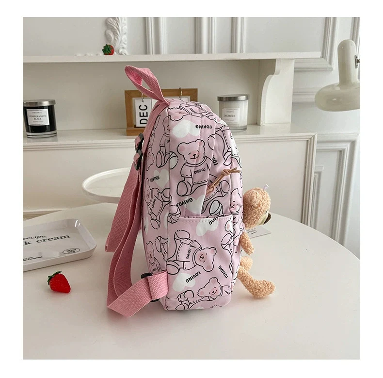Student bag backpack children bag in one cartoon doll bag For Nursery, Kg And One Class ZK417 - Image 13