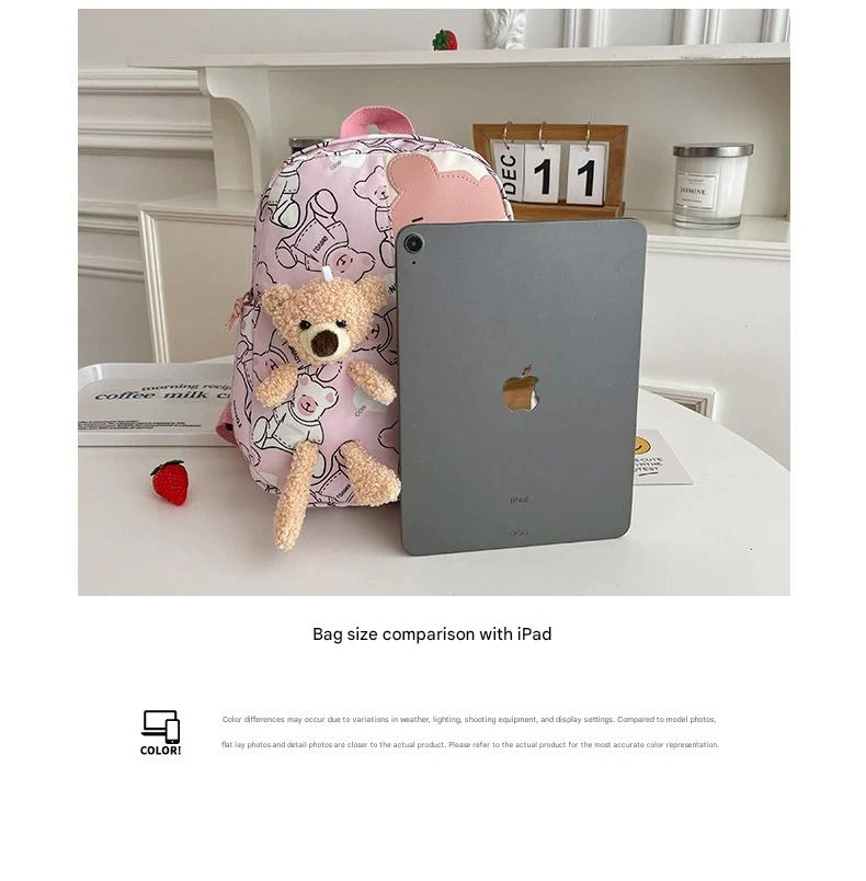 Student bag backpack children bag in one cartoon doll bag For Nursery, Kg And One Class ZK417 - Image 7