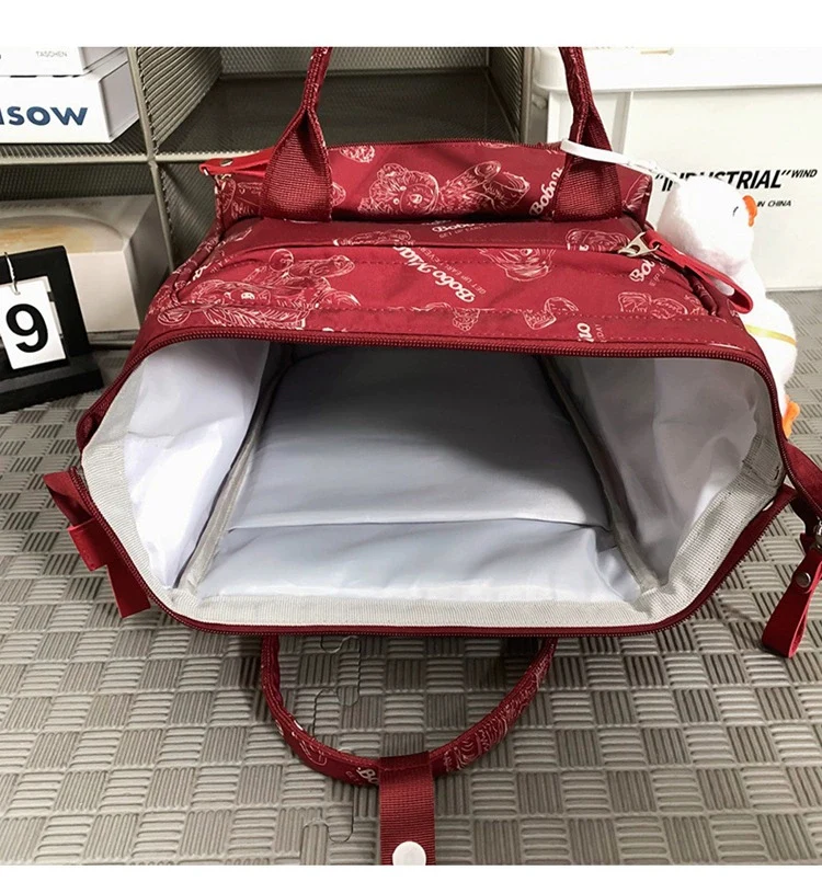 Student Schoolbag Double Back College Style Casual Portable Large Capacity Backpack ZK419 - Image 15