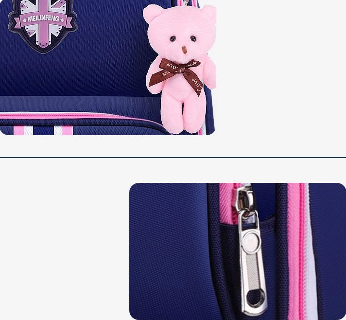 Stylish Blue Student School Bag for Kids - Model 4169 - Image 6