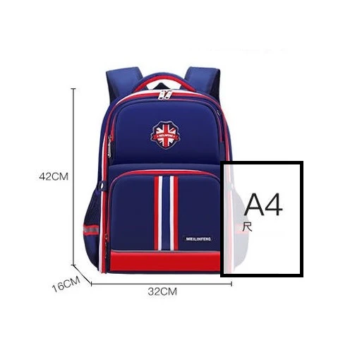 Stylish Blue Student School Bag for Kids - Model 4169 - Image 8