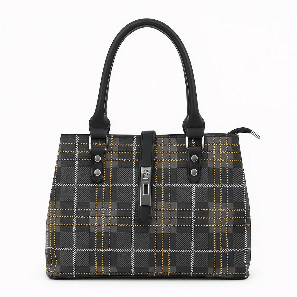 Stylish Check Handbag for Women Daily & Party Use – Luxury Style on Sale  F082