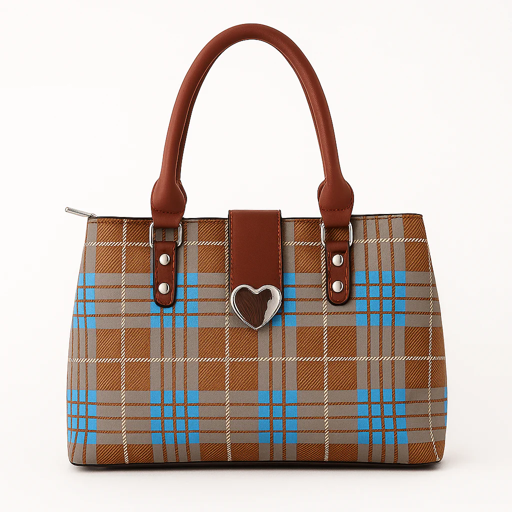 Stylish Check Handbag for Women Daily & Party Use – Luxury Style on Sale  F882
