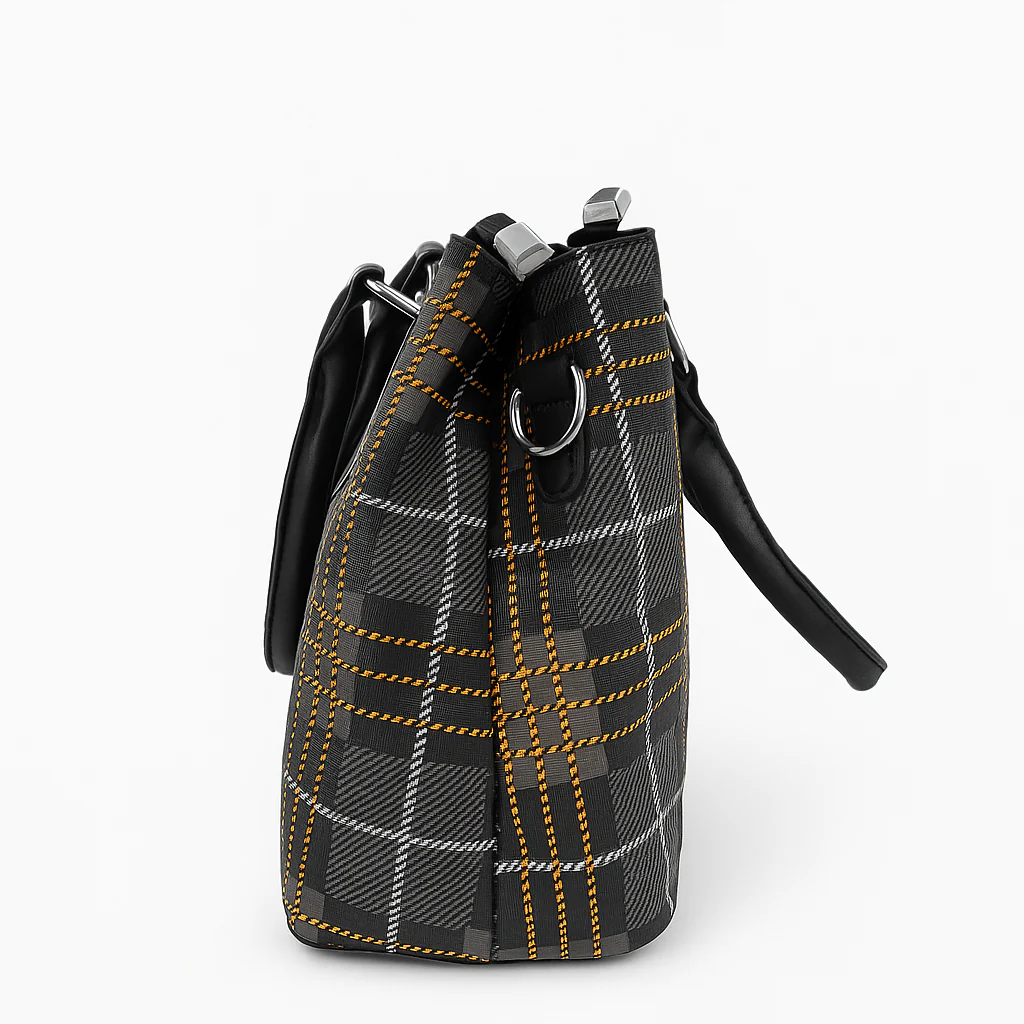 Stylish Check Handbag for Women Daily & Party Use – Luxury Style on Sale  F882 - Image 5