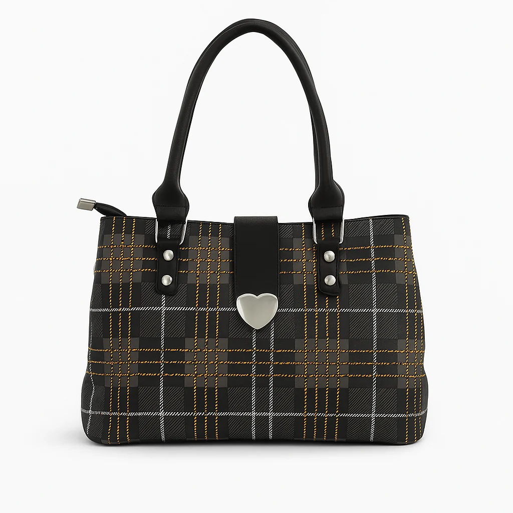 Stylish Check Handbag for Women Daily & Party Use – Luxury Style on Sale  F882