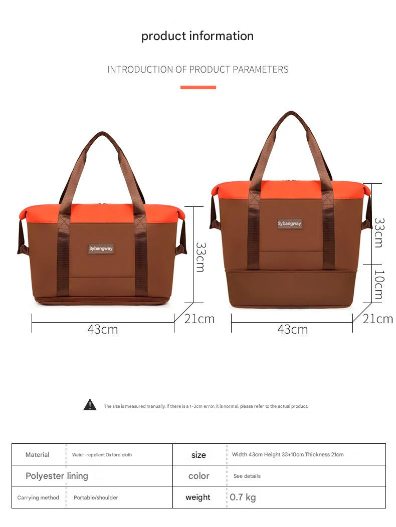 Stylish & Durable Multi-Color Travel Bag - Image 9