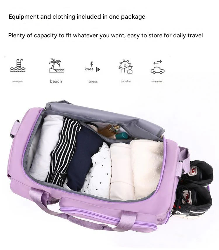 Stylish & Spacious Travel Duffle Bag - Perfect for Travel, Gym & More 4141 - Image 3