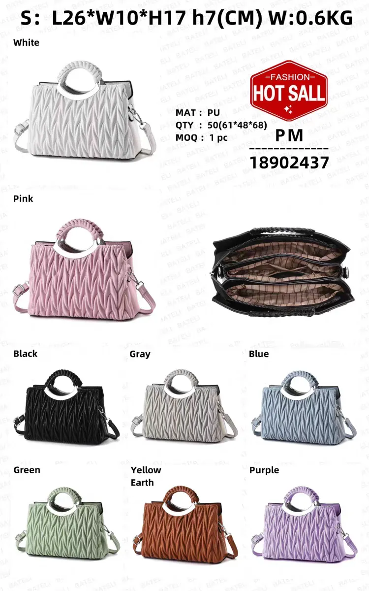 Stylish Girls Handbag 3339-3 - Image 8