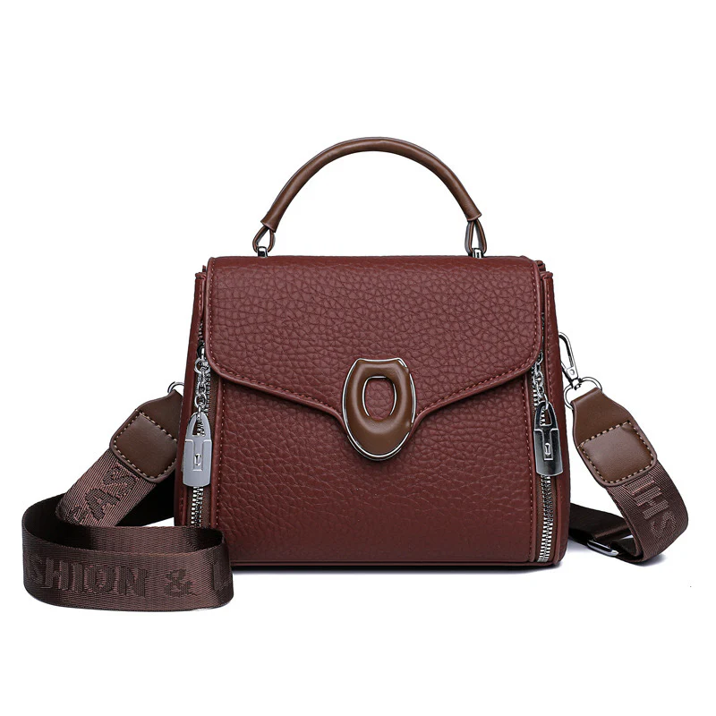 Stylish Handbag with Top Handle & Shoulder Strap 555-12