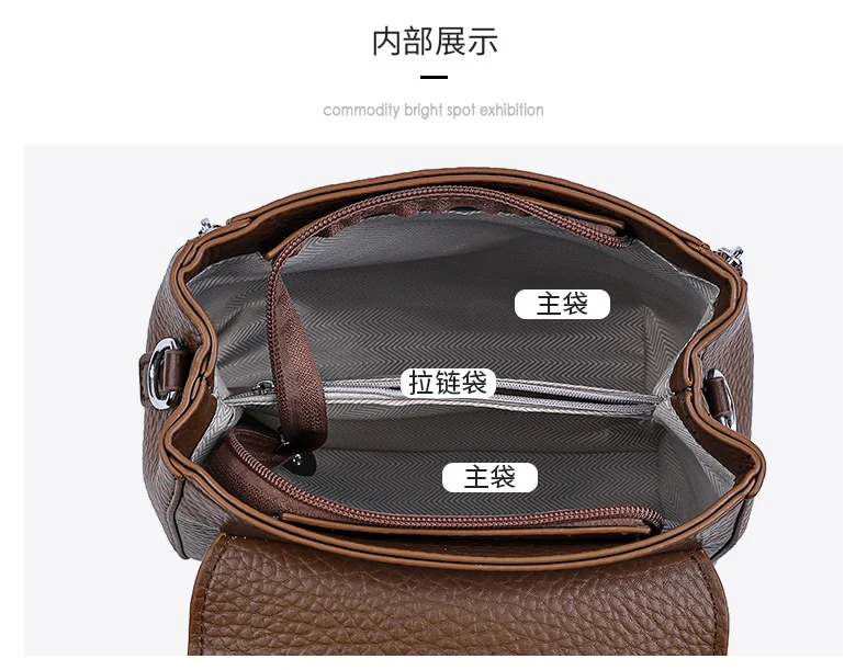 Stylish Handbag with Top Handle & Shoulder Strap 555-12 - Image 4