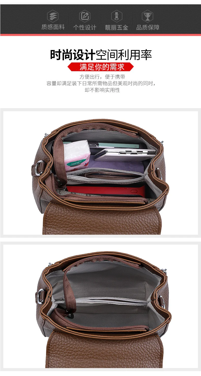 Stylish Handbag with Top Handle & Shoulder Strap 555-12 - Image 15