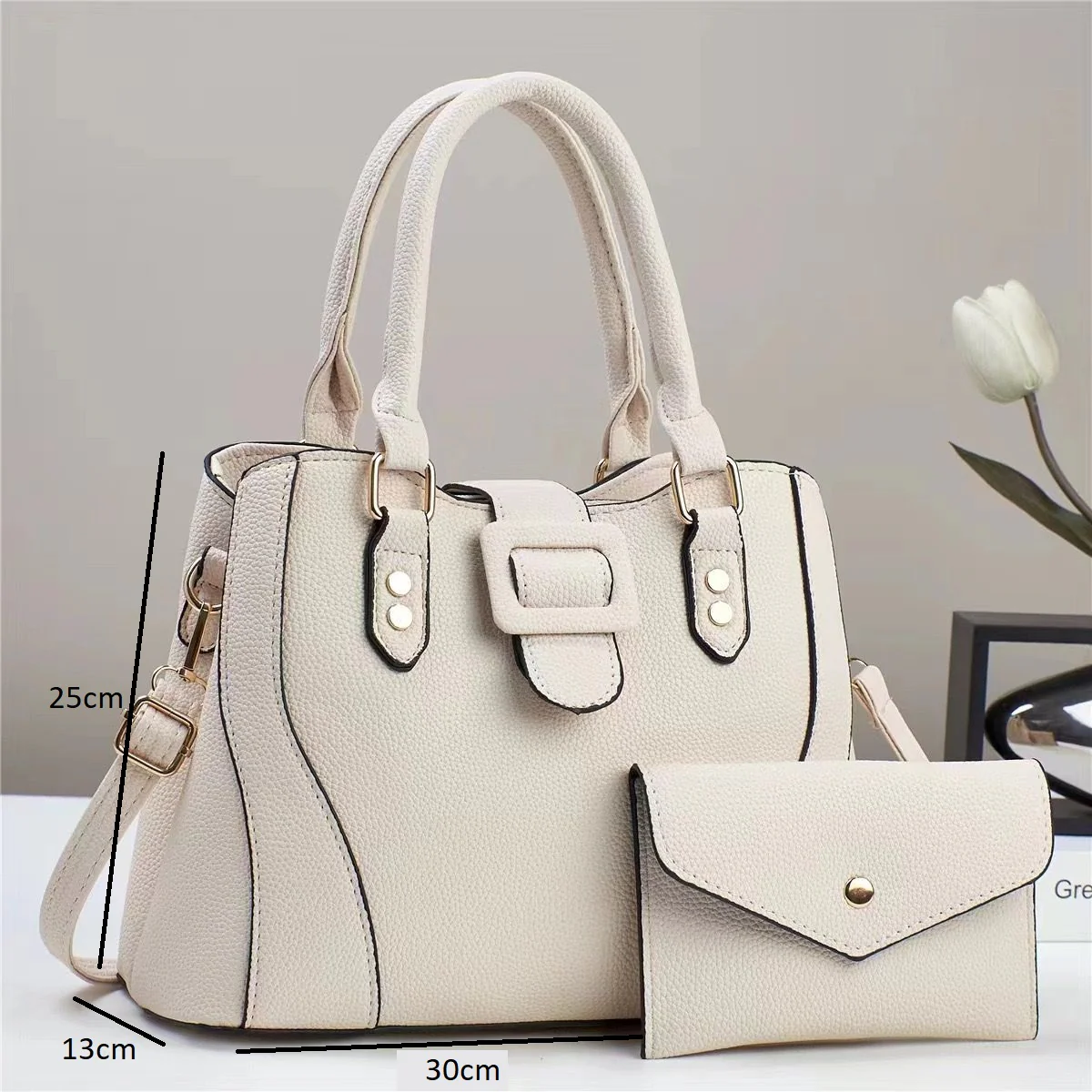 2 Psc Set- GB Handbag For Women A887-13 - Image 2