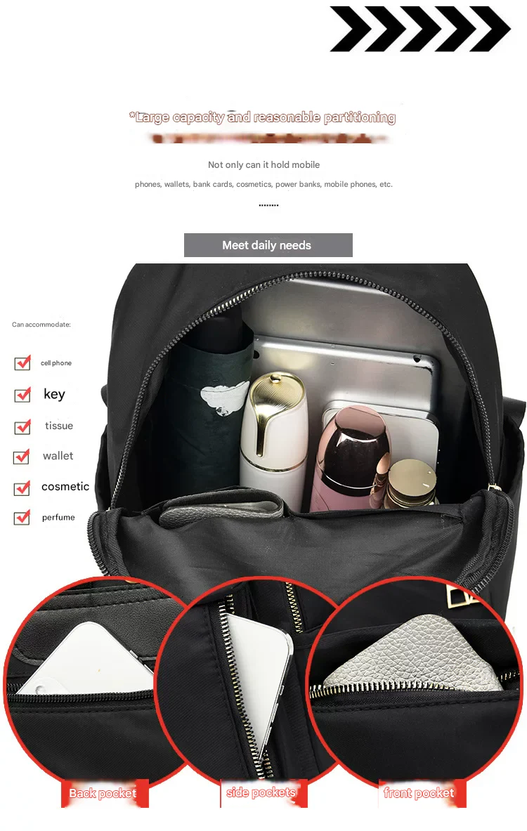 Sylish Backpack For Women and Girls 2027-5 - Image 8
