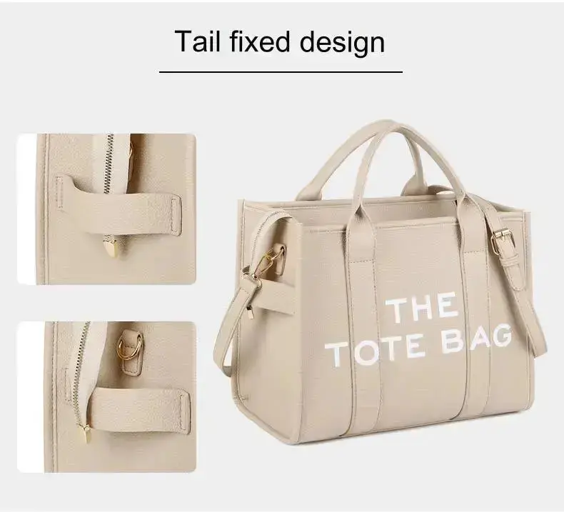 Women PU Leather Tote Bag for University, Office & Travel 420 - Image 12