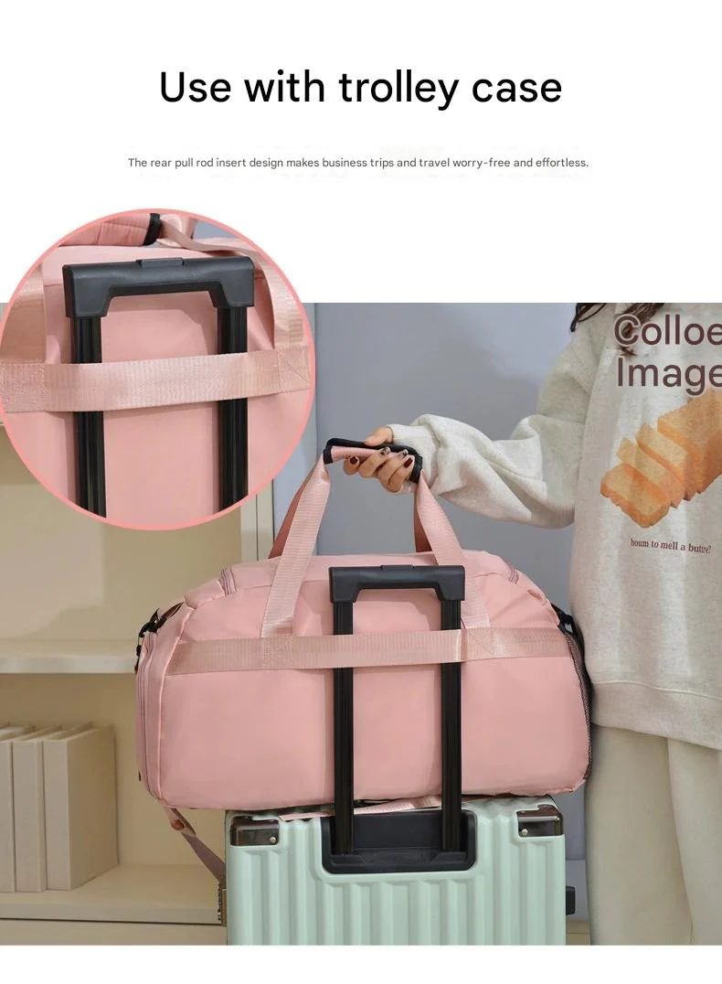Travel Bag, Ultra-Large Capacity, Lightweight Storage Bag, Dry and Wet Separation, Portable Travel Sports Bag for Men and Women ZK416 - Image 14