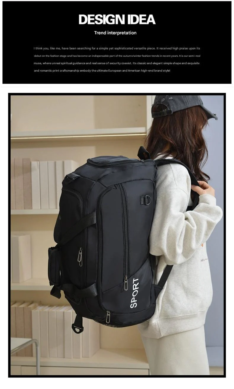 Travel Bag, Ultra-Large Capacity, Lightweight Storage Bag, Dry and Wet Separation, Portable Travel Sports Bag for Men and Women ZK416 - Image 15