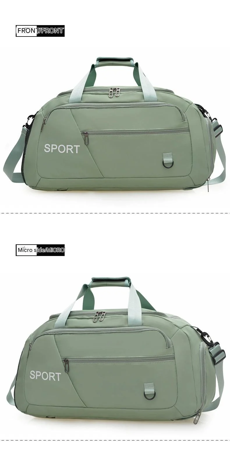 Travel Bag, Ultra-Large Capacity, Lightweight Storage Bag, Dry and Wet Separation, Portable Travel Sports Bag for Men and Women ZK416 - Image 30