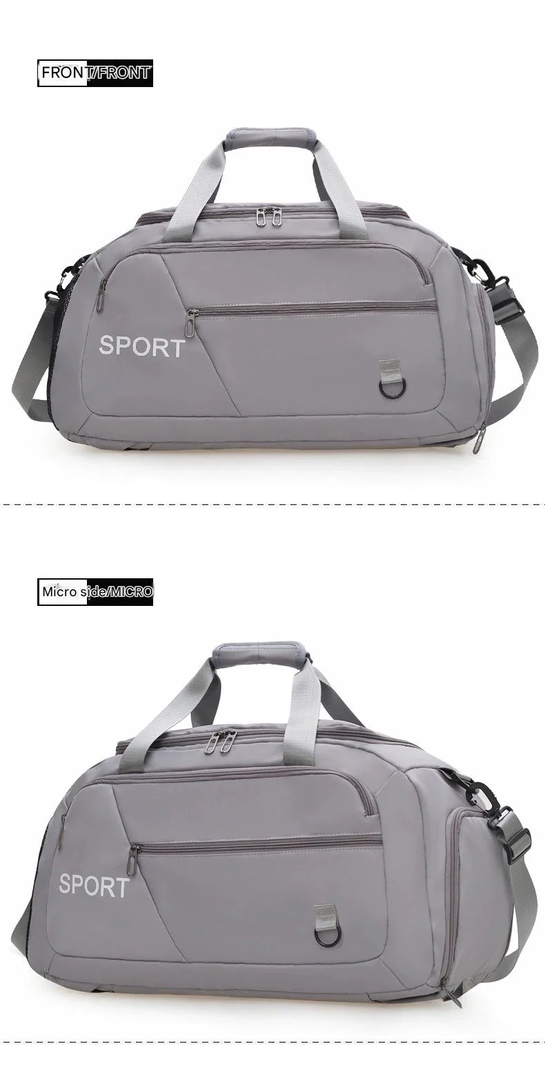 Travel Bag, Ultra-Large Capacity, Lightweight Storage Bag, Dry and Wet Separation, Portable Travel Sports Bag for Men and Women ZK416 - Image 31