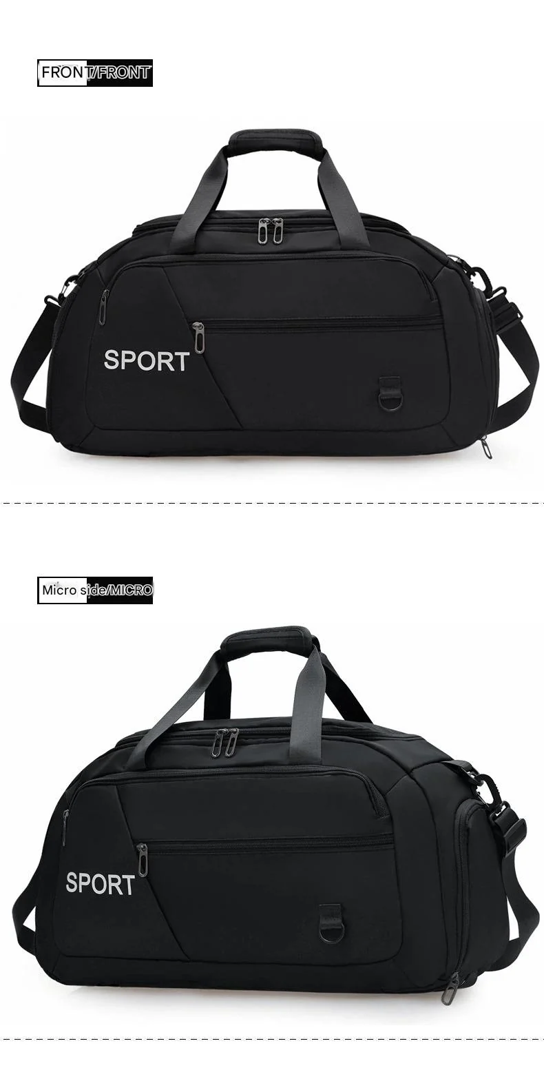 Travel Bag, Ultra-Large Capacity, Lightweight Storage Bag, Dry and Wet Separation, Portable Travel Sports Bag for Men and Women ZK416 - Image 32