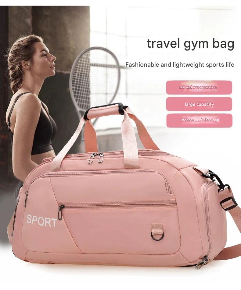 Travel Bag, Ultra-Large Capacity, Lightweight Storage Bag, Dry and Wet Separation, Portable Travel Sports Bag for Men and Women ZK416 - Image 7