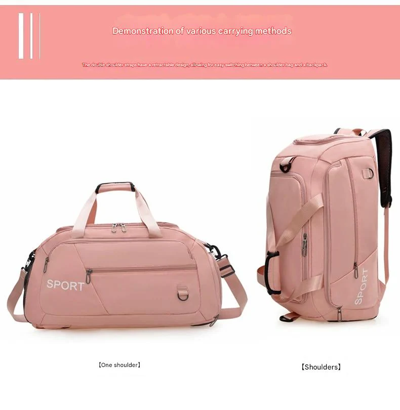 Travel Bag, Ultra-Large Capacity, Lightweight Storage Bag, Dry and Wet Separation, Portable Travel Sports Bag for Men and Women ZK416 - Image 8