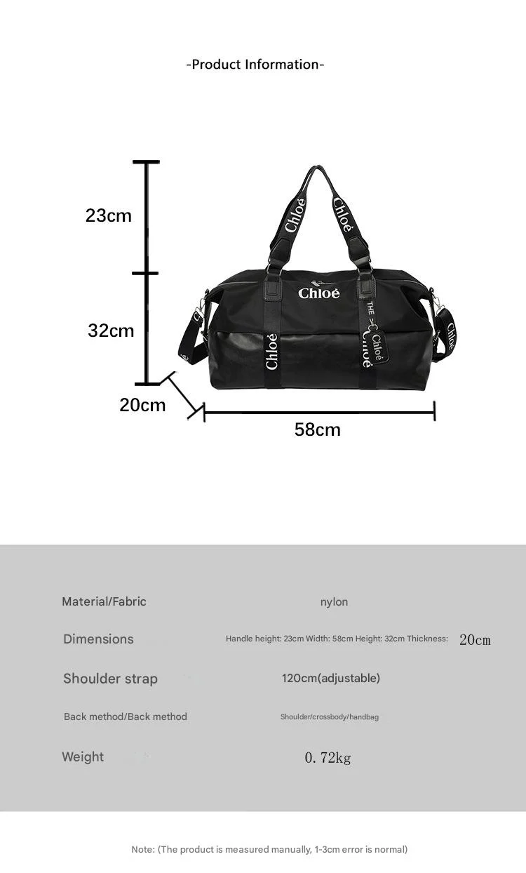Chloe Large Capacity Travel Bag – Ideal for Leisure & Business Trips 2720 - Image 10