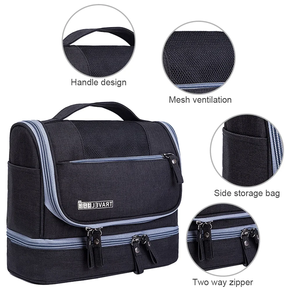 Travel Toiletry Bag Cosmetic Make up Organizer for Women and Men - Image 3