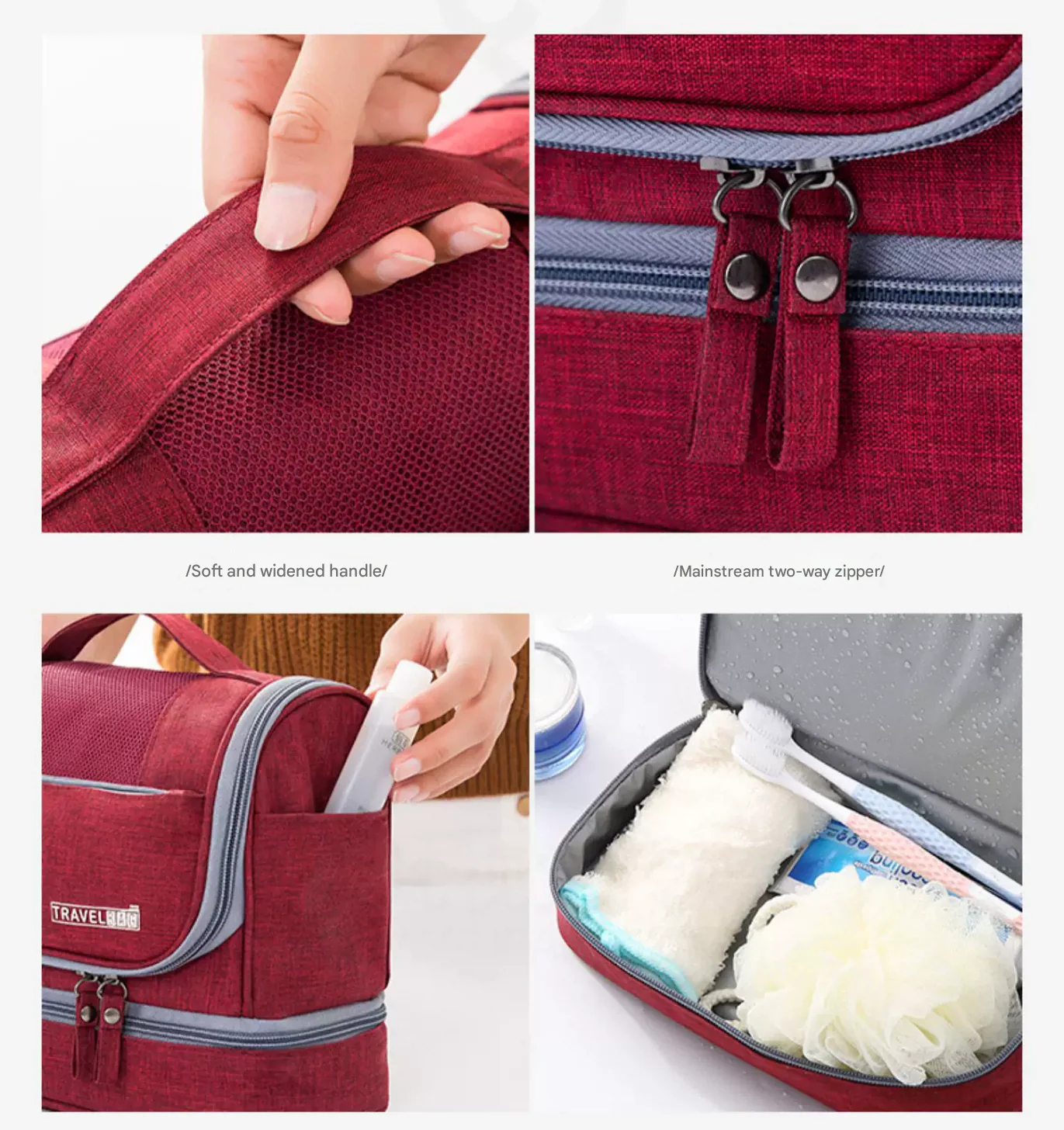 Travel Toiletry Bag Cosmetic Make up Organizer for Women and Men - Image 5