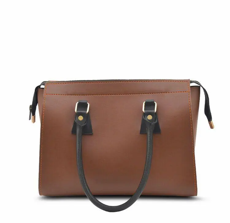 Brown Top Handel Bag 666 - Image 2