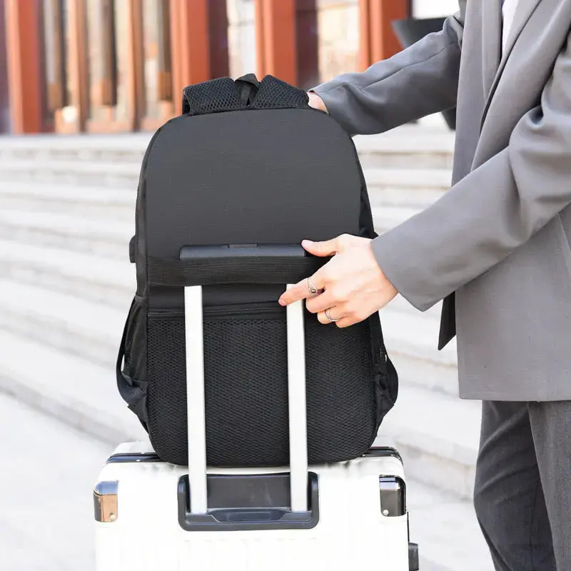 GB School Bag 1215 Business Office Work Men's Backpack Multifunctional Laptop Waterproof Oxford Cloth School Bag - Image 5