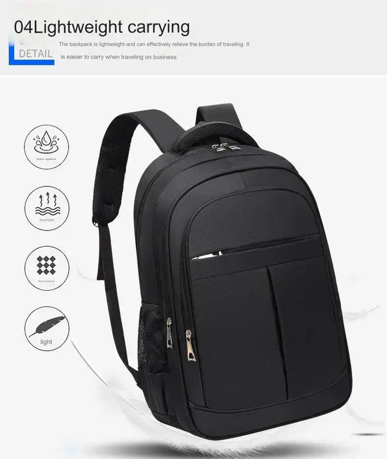 GB School Bag 1215 Business Office Work Men's Backpack Multifunctional Laptop Waterproof Oxford Cloth School Bag - Image 8