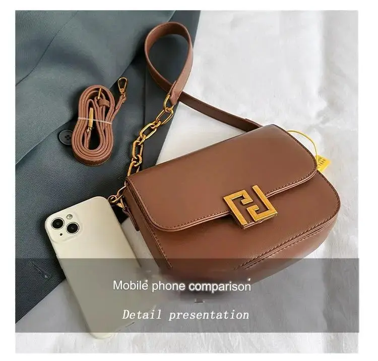 FENDI Leather Crossbody Bag 267 - Image 7