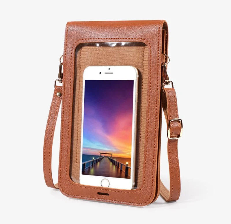 Touch Screen Ladies Cell Phone Wallet PU Leather 560-3 - Image 5