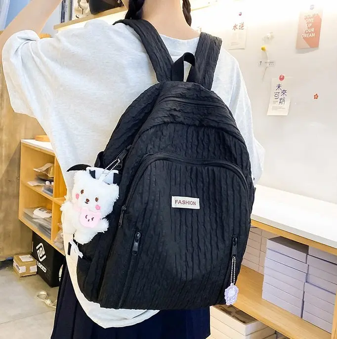 Student Backpack Fashionable And Minimalist 1236 - Image 2