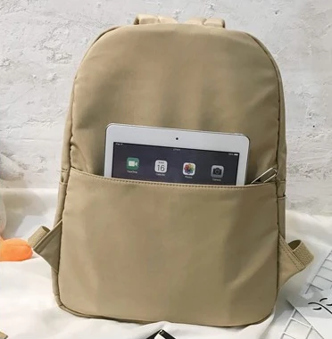 Zip Cotton Backpack Bag W7038 - Image 5